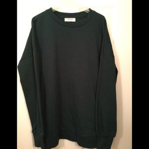 Brand new hunter green sweatshirt by Zenana